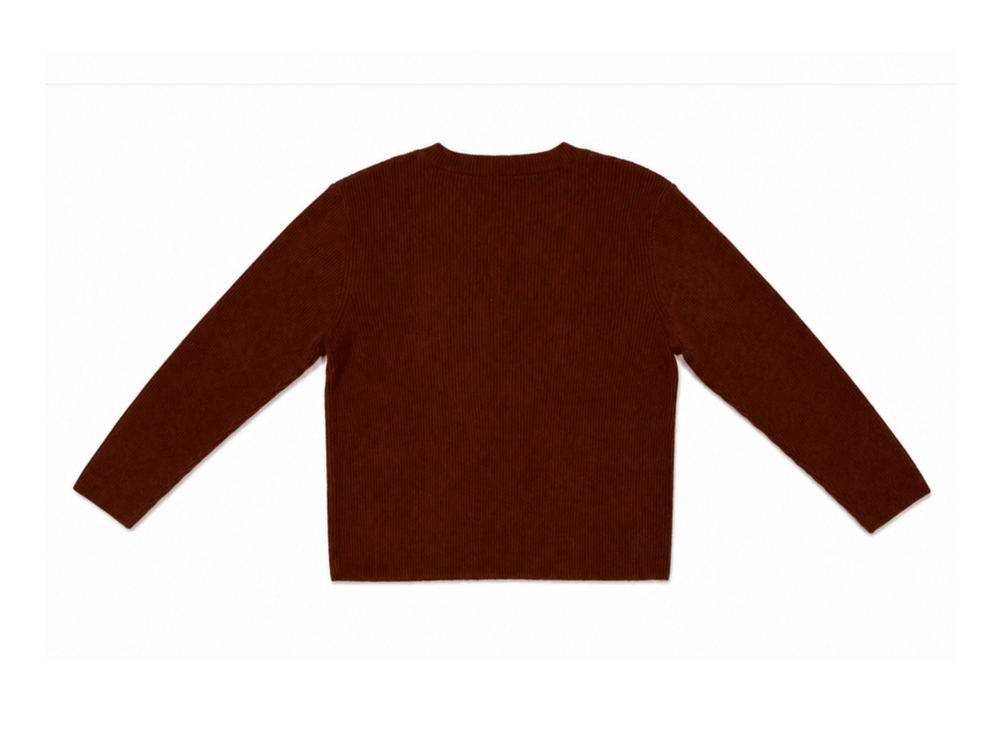 Rust sweater emblem