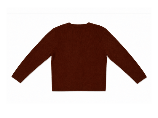 Rust sweater emblem
