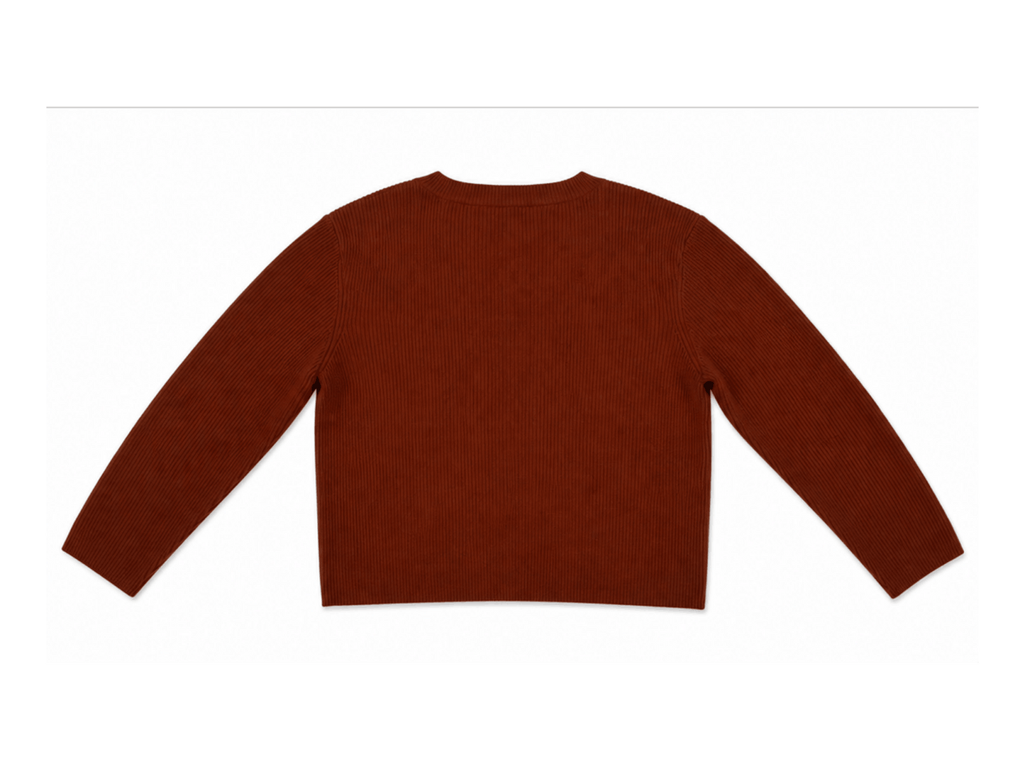rust sweater